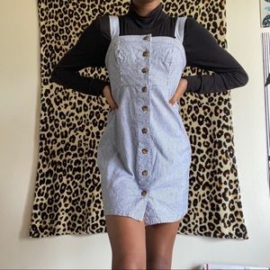 Hollister Striped Button Up Dress